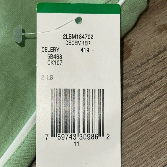 Jones New York Signature Petite Mint Green women’s sweat pants Sz L NWT - Picture 2 of 4